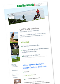 e Mail Adresse für Golf